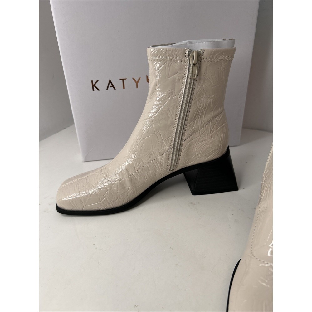 Katy Perry Lolette Stretch Ankle Boot Chalk Sz 5 - Picture 5 of 11